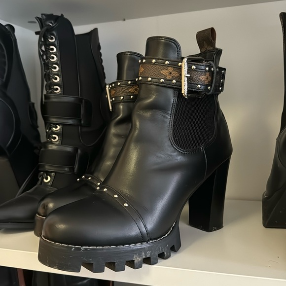 Louis Vuitton Monogrammed Combat Boot - Picture 1 of 4